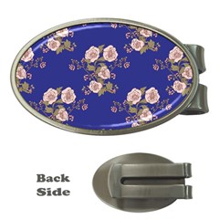 Ndigo Bedding Floral Money Clips (oval) 