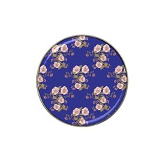 Ndigo Bedding Floral Hat Clip Ball Marker by Celenk