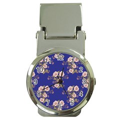 Ndigo Bedding Floral Money Clip Watches by Celenk