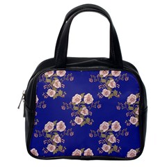 Ndigo Bedding Floral Classic Handbags (one Side)