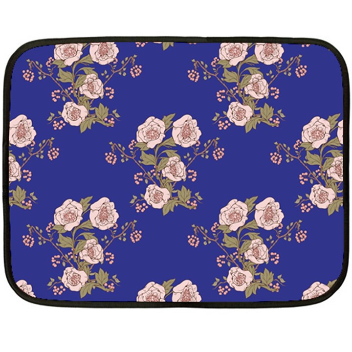 Ndigo Bedding Floral Fleece Blanket (Mini)