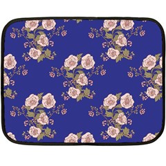 Ndigo Bedding Floral Double Sided Fleece Blanket (mini)  by Celenk