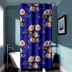 Ndigo Bedding Floral Shower Curtain 36  X 72  (stall)  by Celenk