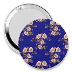 Ndigo Bedding Floral 3  Handbag Mirrors