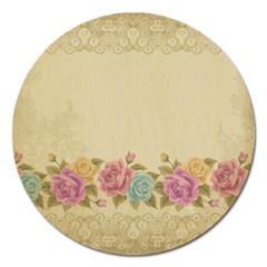 Shabby Country Magnet 5  (round) by NouveauDesign