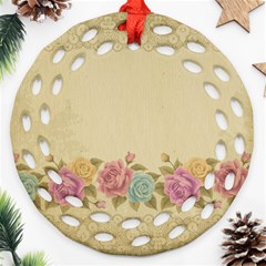 Shabby Country Ornament (round Filigree) by NouveauDesign