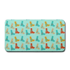 Blue Orange Boots Medium Bar Mats by snowwhitegirl