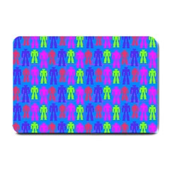 Neon Robot Small Doormat  by snowwhitegirl