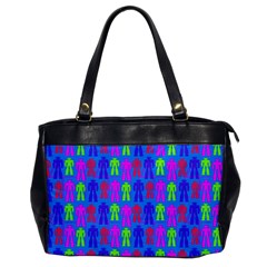 Neon Robot Office Handbags by snowwhitegirl