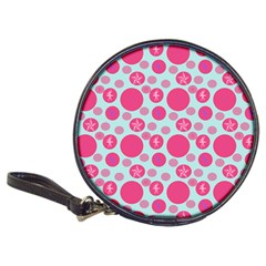 Blue Retro Dots Classic 20-cd Wallets by snowwhitegirl