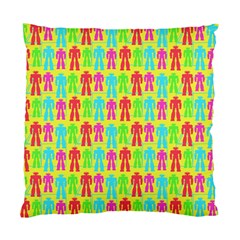 Colorful Robots Standard Cushion Case (two Sides) by snowwhitegirl