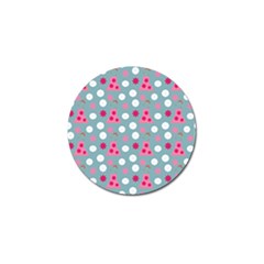 Pink Dress Blue Golf Ball Marker (4 Pack) by snowwhitegirl