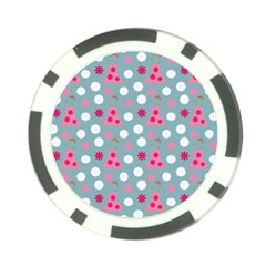 Pink Dress Blue Poker Chip Card Guard (10 Pack) by snowwhitegirl