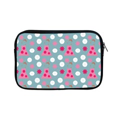 Pink Dress Blue Apple Ipad Mini Zipper Cases by snowwhitegirl