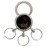 Darth Vader Cat 3-Ring Key Chains Front