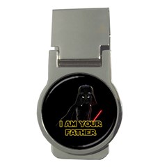 Darth Vader Cat Money Clips (round)  by Valentinaart