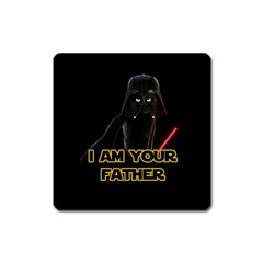 Darth Vader Cat Square Magnet by Valentinaart