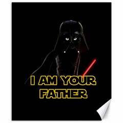 Darth Vader Cat Canvas 8  X 10  by Valentinaart