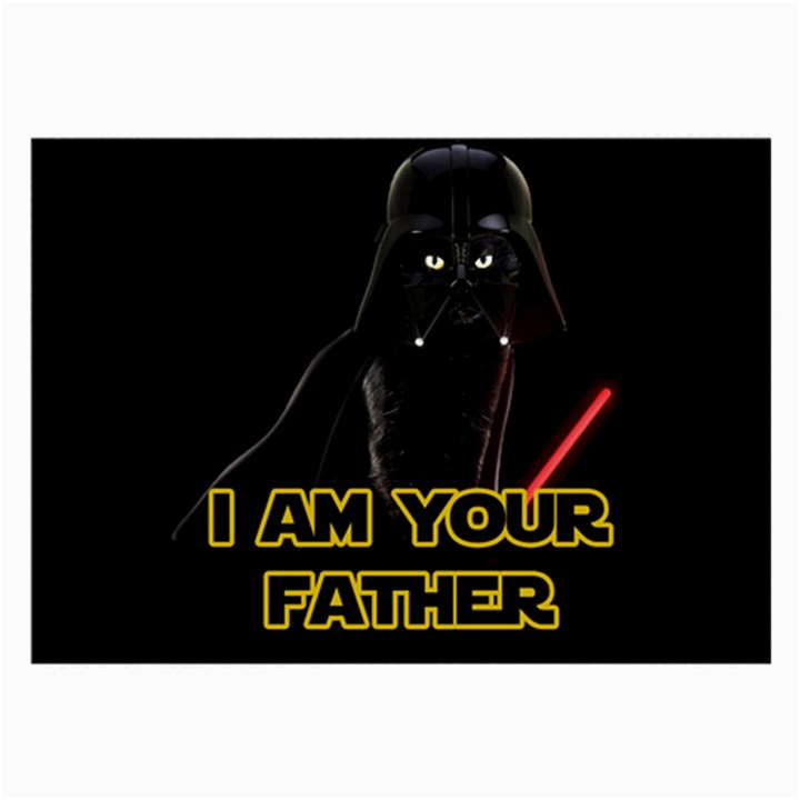 Darth Vader Cat Large Glasses Cloth (2-Side)