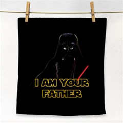 Darth Vader Cat Face Towel by Valentinaart