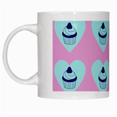 Cupcakes In Pink White Mugs by snowwhitegirl