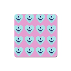 Cupcakes In Pink Square Magnet by snowwhitegirl