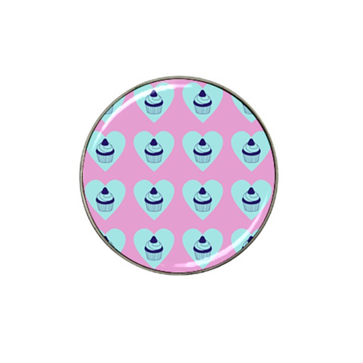 Cupcakes In Pink Hat Clip Ball Marker (4 pack)