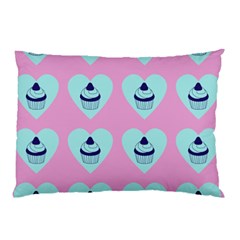 Cupcakes In Pink Pillow Case by snowwhitegirl