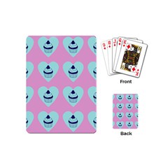 Cupcakes In Pink Playing Cards (mini)  by snowwhitegirl