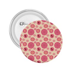 Cream Retro Dots 2 25  Buttons by snowwhitegirl