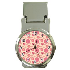 Cream Retro Dots Money Clip Watches