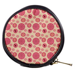 Cream Retro Dots Mini Makeup Bags by snowwhitegirl