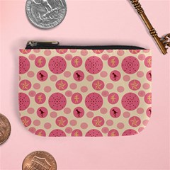 Cream Retro Dots Mini Coin Purses by snowwhitegirl