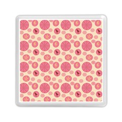 Cream Retro Dots Memory Card Reader (square)  by snowwhitegirl