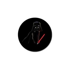 Darth Vader Cat Golf Ball Marker by Valentinaart