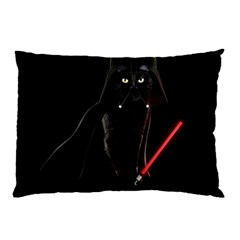 Darth Vader Cat Pillow Case by Valentinaart