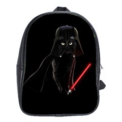 Darth Vader Cat School Bag (large) by Valentinaart