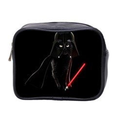 Darth Vader Cat Mini Toiletries Bag 2-side by Valentinaart