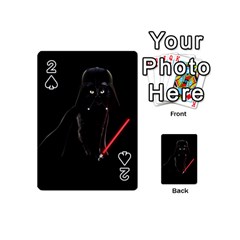 Darth Vader Cat Playing Cards 54 (mini)  by Valentinaart