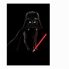 Darth Vader Cat Small Garden Flag (two Sides) by Valentinaart