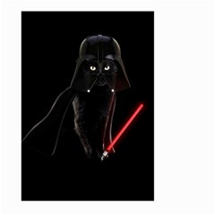 Darth Vader Cat Large Garden Flag (two Sides) by Valentinaart