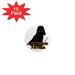 Darth Vader Cat 1  Mini Magnet (10 Pack)  by Valentinaart