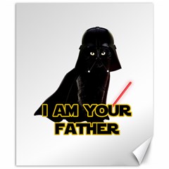 Darth Vader Cat Canvas 8  X 10  by Valentinaart