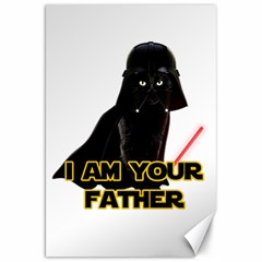 Darth Vader Cat Canvas 20  X 30   by Valentinaart