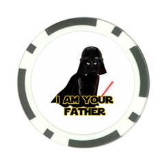 Darth Vader Cat Poker Chip Card Guard by Valentinaart