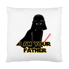 Darth Vader Cat Standard Cushion Case (one Side) by Valentinaart