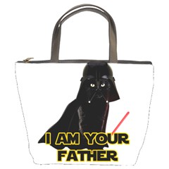 Darth Vader Cat Bucket Bags by Valentinaart