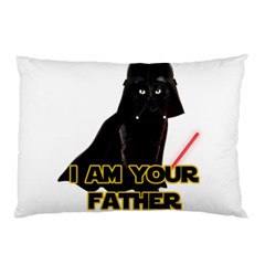 Darth Vader Cat Pillow Case by Valentinaart