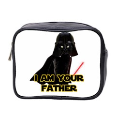 Darth Vader Cat Mini Toiletries Bag 2-side by Valentinaart