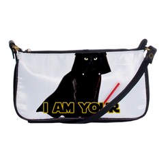 Darth Vader Cat Shoulder Clutch Bags by Valentinaart